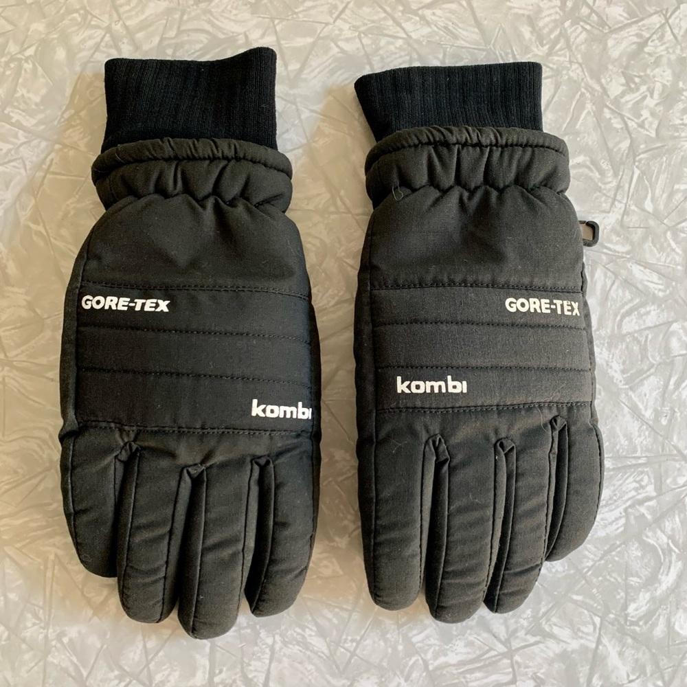 Kombi Gore-Tex Black Cuffed Women’s Ski Gloves